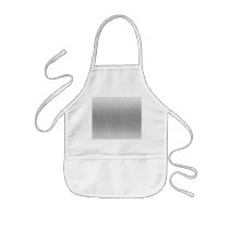 Brushed Aluminium Stainless Steel Textured Aprons