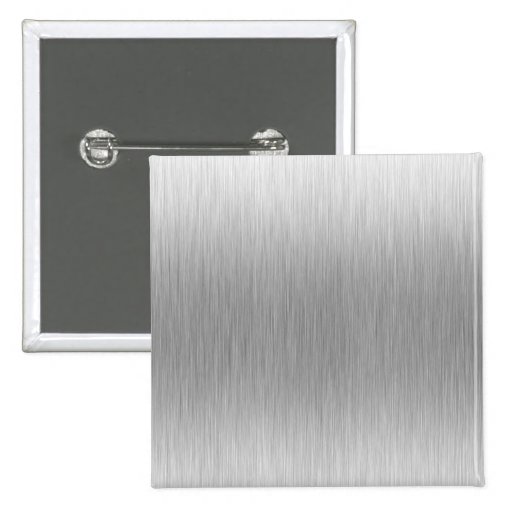 Brushed Aluminium Stainless Steel Textured Buttons