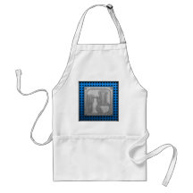Brushed Metal-look Chemistry Aprons