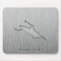 Brushed Metal-look Kayaking Mousemats