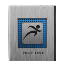 Brushed Metal look Running iPad Cases