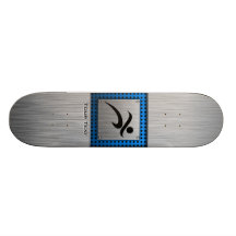 Brushed Metal look Running Skate Boards