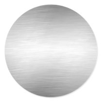 Brushed Metal Look Silver Stickers