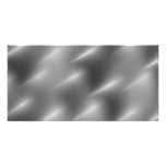 brushed metal swirls photo cards