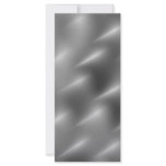 brushed metal swirls rack cards