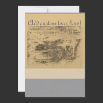 BrushedHarbour-aged invitations