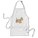 Brushfolks Scotties in A Scotty aprons