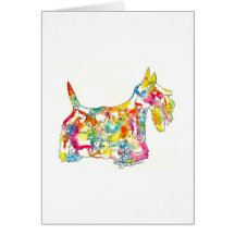 Brushfolks Scotties in A Scotty Greeting Cards
