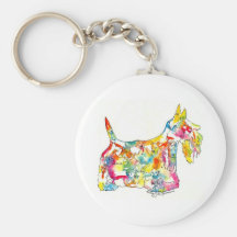 Brushfolks Scotties in A Scotty Key Chains