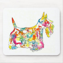 Brushfolks Scotties in A Scotty Mousepads