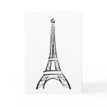 Brushstroke Eiffel Tower cards