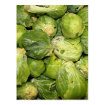 Brussel Sprouts Post Card