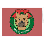 Brussels Griffon Christmas Card