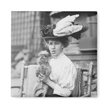 Brussels Griffon, early 1900s Magnet