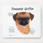 Brussels Griffon (smooth) History Design mousepads