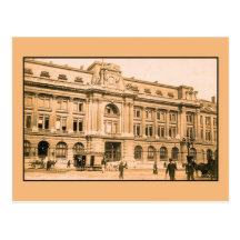 Brussels Post office, horsecar Postcards