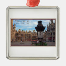 Brussels - The Grand Place Christmas Tree Ornament