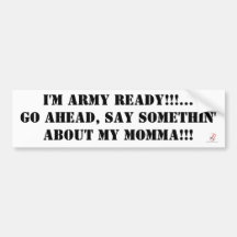 Brutal Muse "ARMY Ready" Bumper Sticker