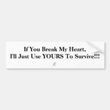 Brutal Muse "Heartbreak" Bumper Sticker