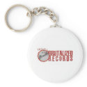 Brutalised Records keychains