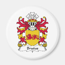 Brutus Family Crest Fridge Magnets