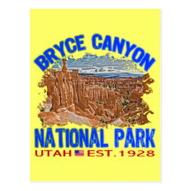 Bryce Canyon National Park, Utah Postcards