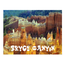 Bryce Canyon Travel Postcard