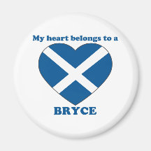 Bryce Fridge Magnets