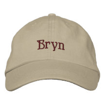 BRYN Name Designer Cap Embroidered Baseball Caps