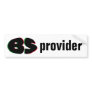 BS Provider Bumper Stickers