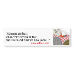BSfN "Humans" Bumper Sticker bumper stickers