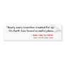 BSfN "Inventions" Bumper Sticker