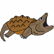 BT- Snapping Turtle Cartoon Photo Sculpture