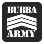 BUBBA ARMY stickers