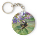 Bubble Bee on Chaste Tree keychains