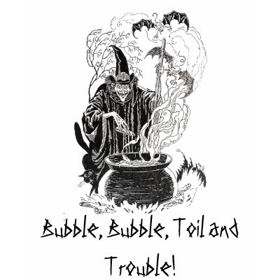 Bubble, Bubble, Toil and Trouble! T-shirt by renee869hello
