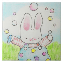 Bubble bunny tile