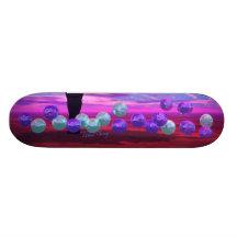 Bubble Garden - Rose and Azure Wisdom Skateboard Deck