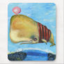 Bubble Gum Whale Mousepads