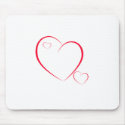 Bubble Hearts mousepads