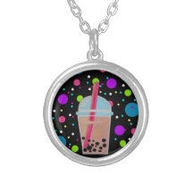 Bubble Tea - Bubble Background Custom Jewelry