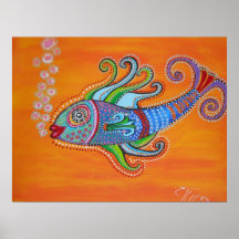 Bubble the Fish Poster