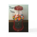 BUBBLEGUM MACHINE THANK YOU NOTE cards