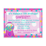 Bubblegum Treat Invitation postcards