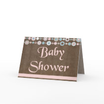 Bubbles Baby Shower Cards