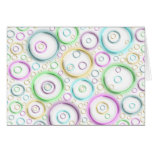 Bubbles Pattern Greeting Cards