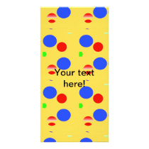 Bubbles Personalized Photo Card