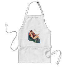 Bubbles with a Classic Pin-up Apron