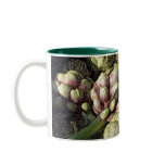 Bubbling Blue Pot of Artichokes Mugs
