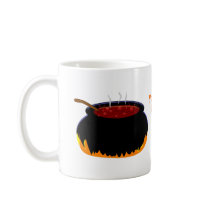 Bubbling Witch Cauldron Fun Halloween Mugs